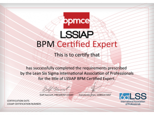 LSSIAP-BPM-EXPERT-Certification